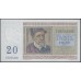 Бельгия 20 франков 1956 (Belgium 20 Franks 1956) P 132b : UNC