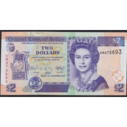 Белиз 2 доллара 2014 (BELIZE 2 dollars 2014) P 66е : UNC