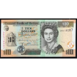 Белиз 10 долларов 2020 (BELIZE 10 dollars 2020) P 68e(2): UNC
