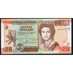 Белиз 20 долларов 2020 (BELIZE 20 dollars 2020) P 69g: UNC