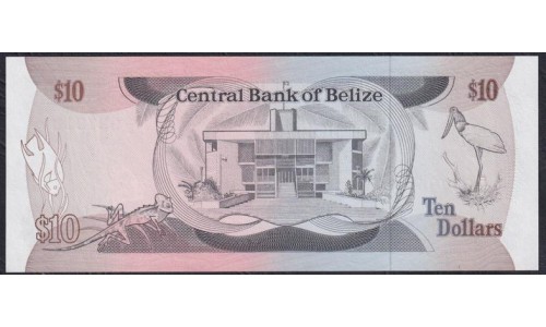Белиз 10 долларов 1987 (BELIZE 5 dollars 1987) P 48a: UNC