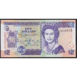 Белиз 2 доллара 1999 года (BELIZE 2 dollars 1999) P 60a: UNC