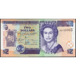 Белиз 2 доллара 2005 (BELIZE 2 dollars 2005) P 66b : UNC