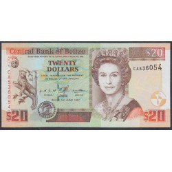 Белиз 20 долларов 1997 (BELIZE 20 dollars 1997) P 63a: UNC