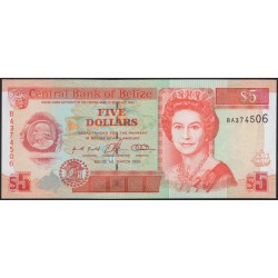 Белиз 5 долларов 1996 (BELIZE 5 dollars 1996) P 58 : UNC