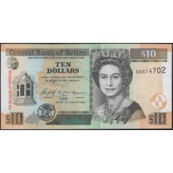 Белиз 10 долларов 2005 (BELIZE 10 dollars 2005) P 68b : UNC