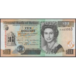 Белиз 10 долларов 2011 (BELIZE 10 dollars 2011) P 68d : UNC