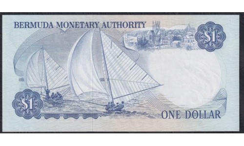 Бермудские Острова 1 доллар 1979  г. (BERMUDA 1 Dollar 1979) P 28b: UNC