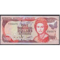 Бермудские Острова 100 долларов 1997 года, C/1 300079 (BERMUDA 100 Dollars 1997) P 49: UNC