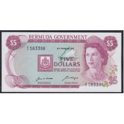 Бермудские Острова 5 долларов 1970года (BERMUDA 5 Dollars 1970) P 24a: UNC