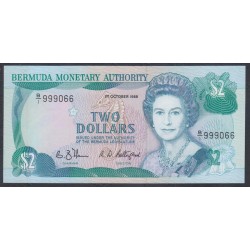 Бермудские Острова 2 доллара 1987 г. (BERMUDA 2 Dollars 1987) P 34a: UNC