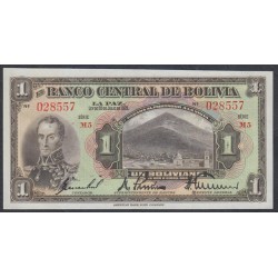 Боливия 1 боливиано 1928, вариант 1 (BOLIVIA 1 boliviano 1928 g.) P 118: UNC