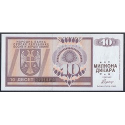 Босния и Герцеговина 10 миллионов динар 1993 года, Редкость (BOSNIA & HERZEGOVINA  10.000.000 Dinara 1993) P149:Unc