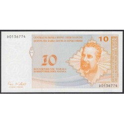 Босния и Герцеговина 10 марок 1998 г. (BOSNIA & HERZEGOVINA  10 maraka 1998) P63: Unc 