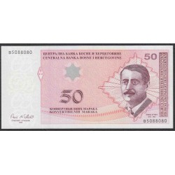 Босния и Герцеговина 50 марок 2002 г. (BOSNIA & HERZEGOVINA  50 maraka 2002) P 68b: Unc 