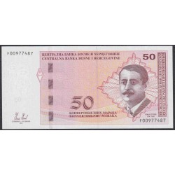 Босния и Герцеговина 50 марок 2012 г. (BOSNIA & HERZEGOVINA  50 maraka 2012) P 85a: Unc 