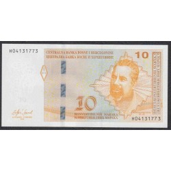 Босния и Герцеговина 10 марок 2019 г. (BOSNIA & HERZEGOVINA 10 Konvertibilnih Maraka 2019) Р 80c: UNC
