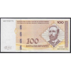 Босния и Герцеговина 100 марок 2019 г. (BOSNIA & HERZEGOVINA 100 Konvertibilnih Maraka 2019) Р 87c: UNC