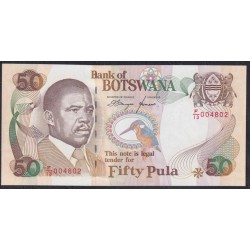 Ботсвана 50 пула 1997 года (Botswana 50 pula 1997) P 19: UNC
