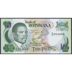 Ботсвана 10 пула 1992 года (Botswana 10 pula 1992) P 12a: UNC