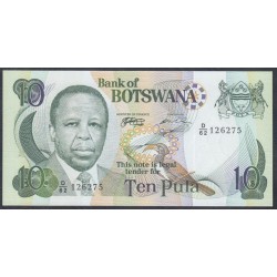 Ботсвана 10 пула 1999 года (Botswana 10 pula 1999) P 20a: UNC