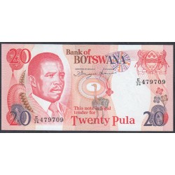 Ботсвана 20 пула 1997 года (Botswana 20 pula 1997) P 18: UNC