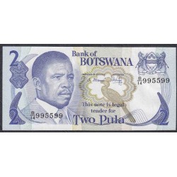 Ботсвана 2 пула 1982 год, РАДАР (Botswana 2 pula 1982) P 7b: UNC--