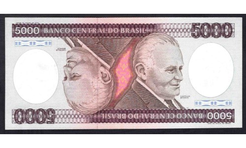 Бразилия 5000 крузейро (1981-1985) (BRASIL 5000 cruzeiros (1981-1985)) P 202с : UNC