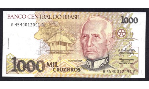 Бразилия 1000 крузейро (1990) (BRASIL 1000 cruzeiros (1990)) P 231a : UNC