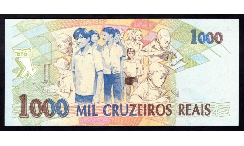 Бразилия 1000 крузейро (1993) (BRASIL 1000 cruzeiros (1993)) P 240 : UNC