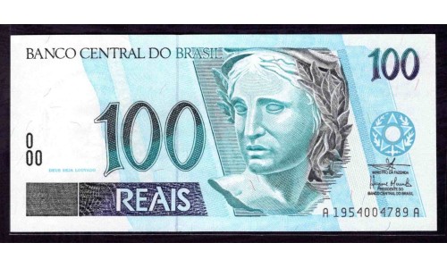 Бразилия 100 реалов (1994-2010) (BRASIL 100 reais (1994-2010)) P 247e : UNC