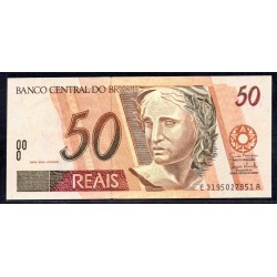 Бразилия 50 реалов (1994-2010) (BRASIL 50 reais (1994-2010)) P 246p : UNC