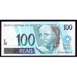 Бразилия 100 реалов (1994-2010) (BRASIL 100 reais (1994-2010)) P 247f : UNC