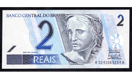 Бразилия 2 реала (2001-2012) (BRASIL 2 reais (2001-2012)) P 249b : UNC
