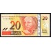 Бразилия 20 реалов (2002-2010) (BRASIL 20 reais (2002-2010)) P 250b: UNC