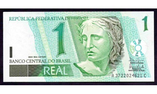 Бразилия 1 реал (2003) (BRASIL 1 real (2003)) P 251a : UNC