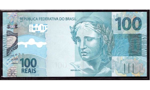 Бразилия 100 реалов 2010 (BRASIL 100 reais 2010) P 257b : UNC
