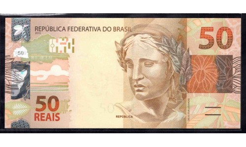 Бразилия 50 реалов 2010 (BRASIL 50 reais 2010) P 256b : UNC