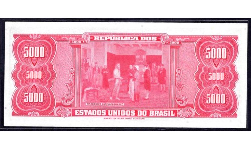 Бразилия 5 крузейро (1966-1967) (BRASIL 5 cruzeiros (1966-1967)) P 188b : UNC