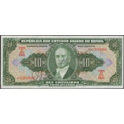 Бразилия 10 крузейро (1950) (BRASIL 10 cruzeiros (1950) ser.163) P 143 : UNC