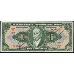 Бразилия 10 крузейро (1950) (BRASIL 10 cruzeiros (1950) ser.245) P 143 : UNC