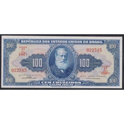 Бразилия 100 крузейро (1961-1964) (BRASIL 100 Cruzeiros (1961-1964)) P 170b: UNC