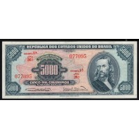 Бразилия 5000 крузейро (1963-1964) (BRASIL 5000 Cruzeiros (1963-1964)) P 174a: UNC--