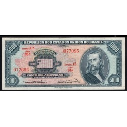 Бразилия 5000 крузейро (1963-1964) (BRASIL 5000 Cruzeiros (1963-1964)) P 174a: UNC--