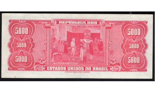 Бразилия 5000 крузейро (1963-1964) (BRASIL 5000 Cruzeiros (1963-1964)) P 174a: UNC--