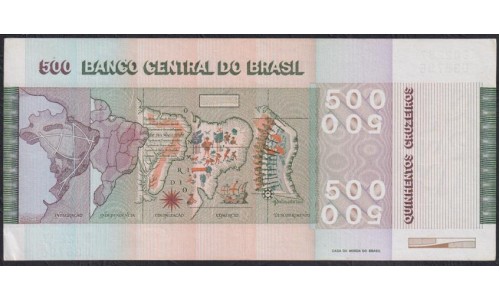 Бразилия 500 крузейро (1979-1980, B02287038796) (BRASIL 500 cruzeiros (1979-1980)) P 196Ac: aUNC