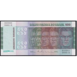 Бразилия 500 крузейро (1979-1980, B02663066010) (BRASIL 500 cruzeiros (1979-1980)) P 196Ac: aUNC/UNC
