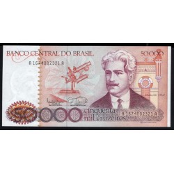 Бразилия 50000 крузейро (1984-1986) (BRASIL 50000 cruzeiros (1984-1986)) P 204b: UNC