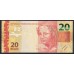 Бразилия 20 реалов 2010 года, Серия АА (BRASIL 20 reais 2010) P 255a: UNC