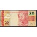 Бразилия 20 реалов 2010 (BRASIL 20 reais 2010) P 255с: UNC